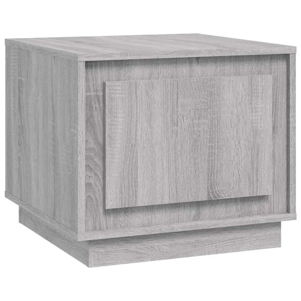 Coffee Table Grey Engineered Wood Storage Cabinet 51L x 50W x 44H cm