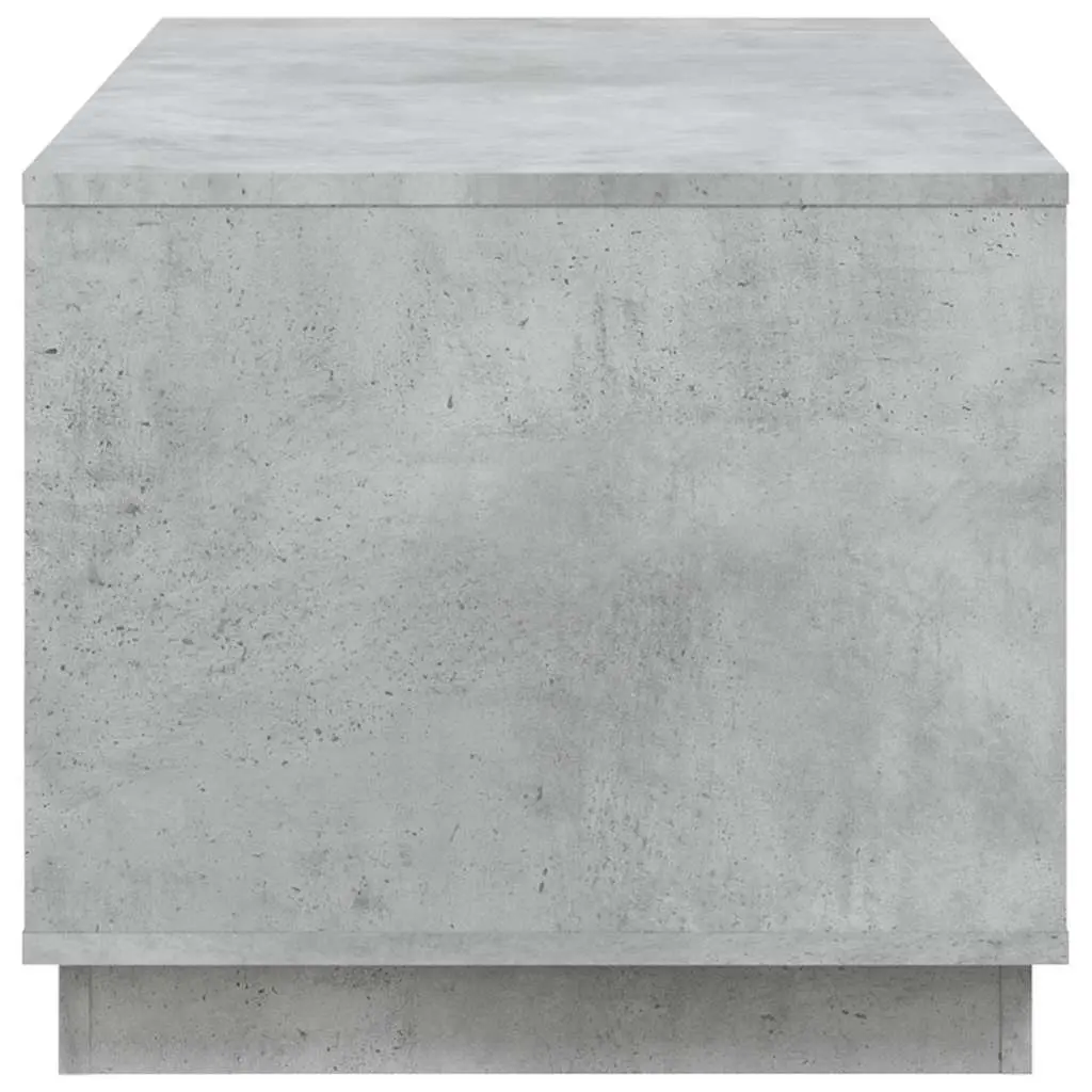 Coffee Table Grey Storage Compartments Doors Engineered Wood Living Room