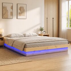 Your New Bed Frame with LED Lights 135x190 cm