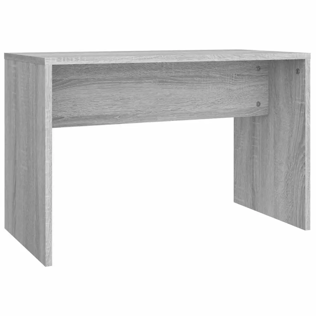 Dressing Table Stool Grey Sonoma Engineered Wood Makeup Vanity Bench Seat 70W x 35D x 45H cm