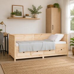 Your New Favorite Day Bed, 80x200 cm Solid Pine Wood