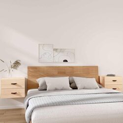 Friendly Wall-mounted Bedside Cabinets for Everyday Use