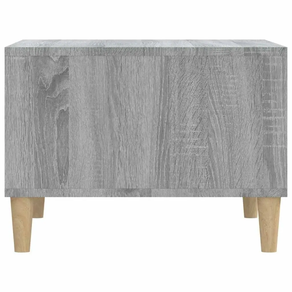 Coffee Table Grey with Storage Compartments 60 x 50 x 36.5 cm