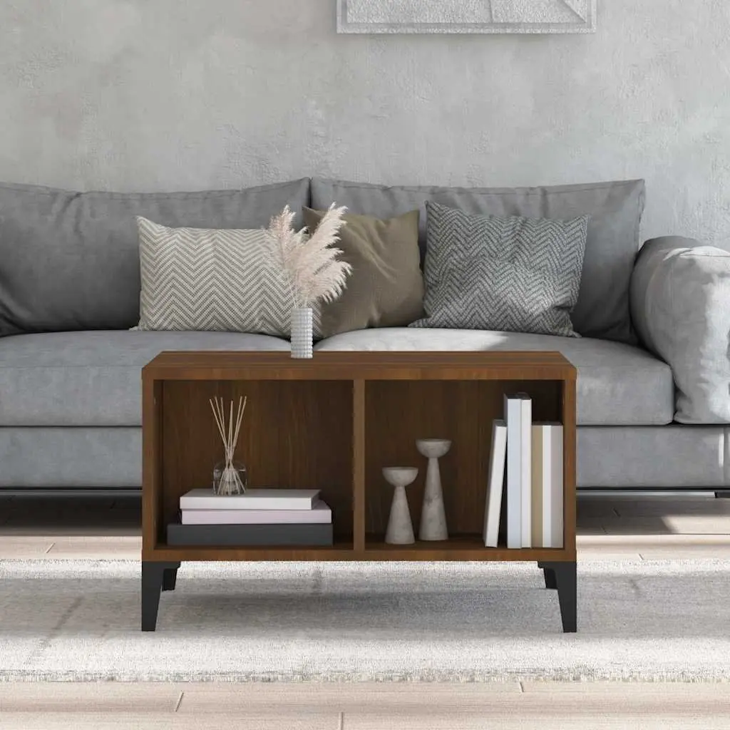 Brown Oak Coffee Table