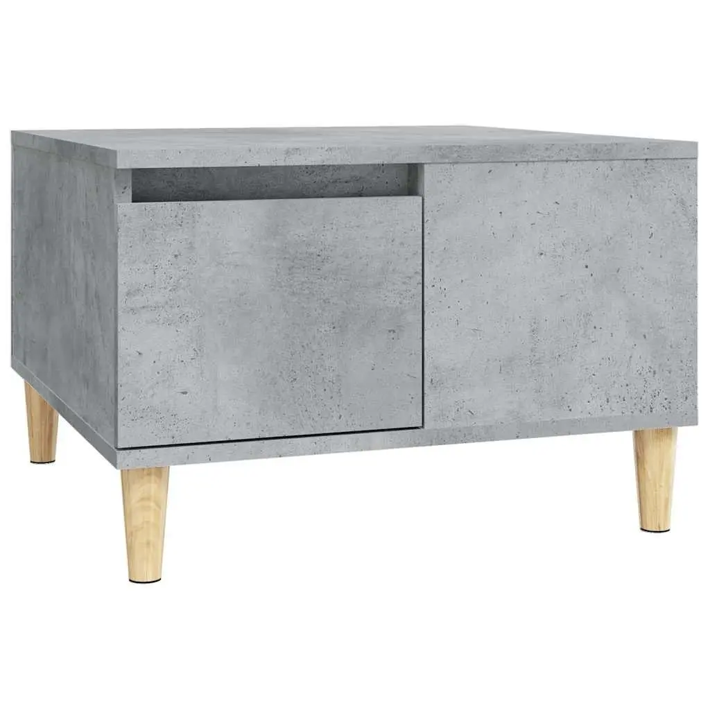 Grey Coffee Table 55x55x36.5cm with Storage