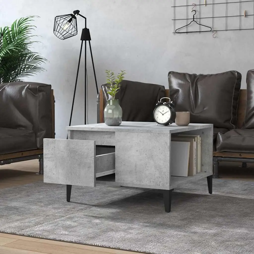 Grey Coffee Table with Storage Options