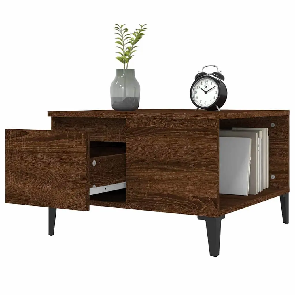 Brown Oak Coffee Table