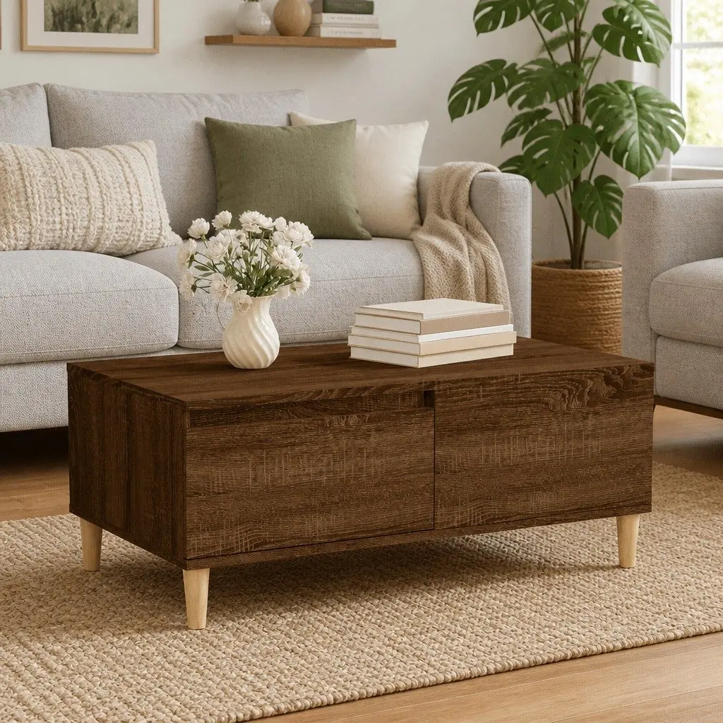 Coffee Table in Brown Oak