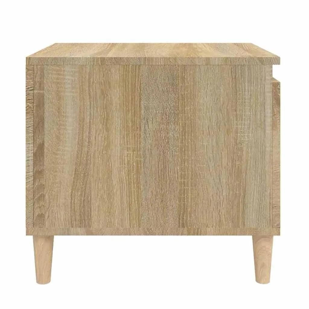 Coffee Table with Storage Compartment Sonoma Oak Engineered Wood 100 x 50 x 45 cm