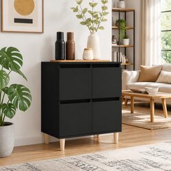 Discover Your New Black Sideboard 60x35x70 cm for Style