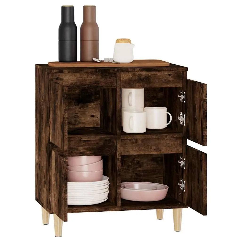 Brown Engineered Wood Sideboard