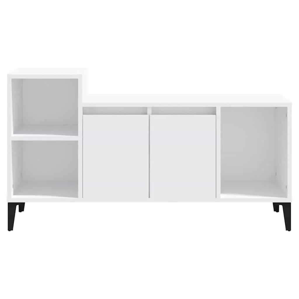 White TV Cabinet for Media Storage