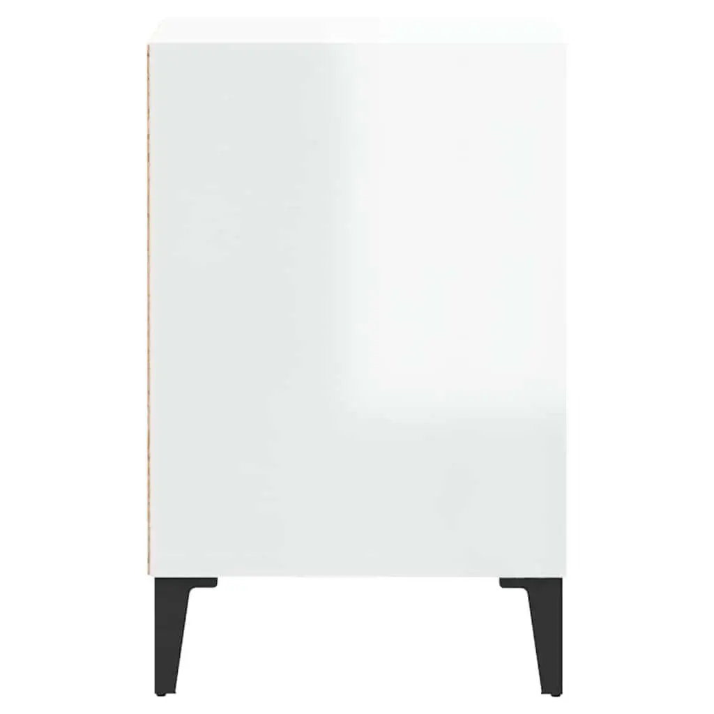 White High Gloss TV Cabinet for Entertainment