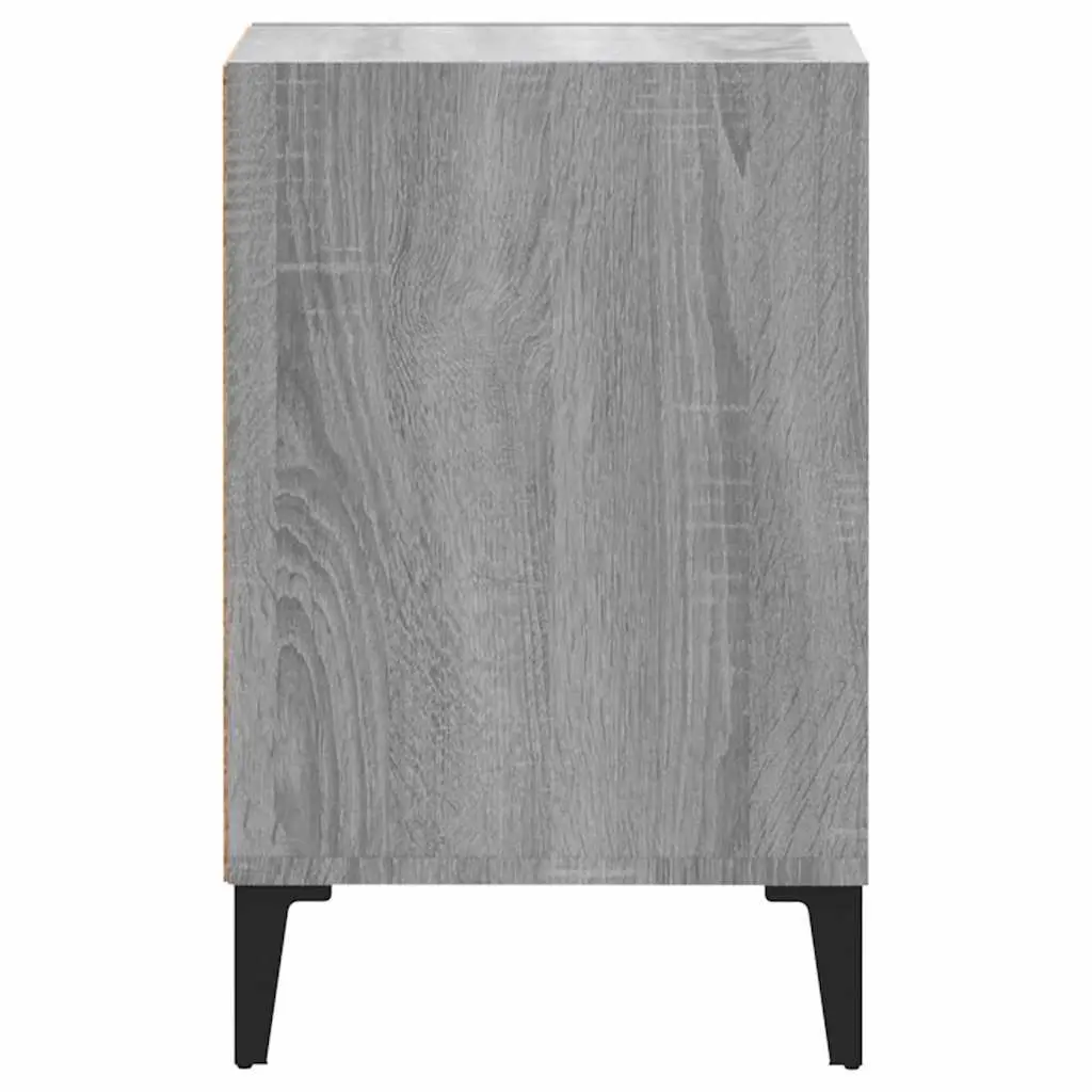 TV Cabinet Engineered Wood Grey Storage Unit 100x35x55cm