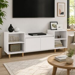 Your New Favorite High Gloss White TV Cabinet Awaits