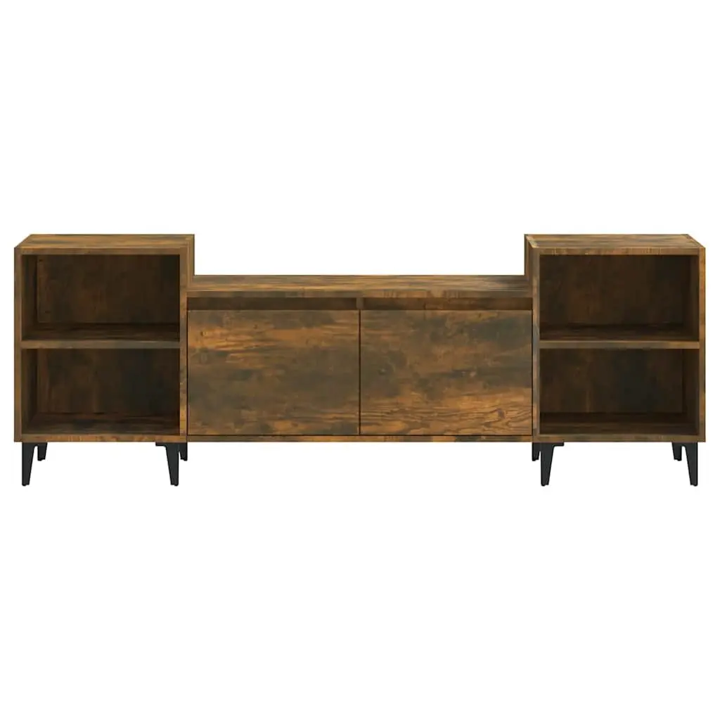 TV Cabinet Media Unit Engineered Wood Brown 160x35x55cm