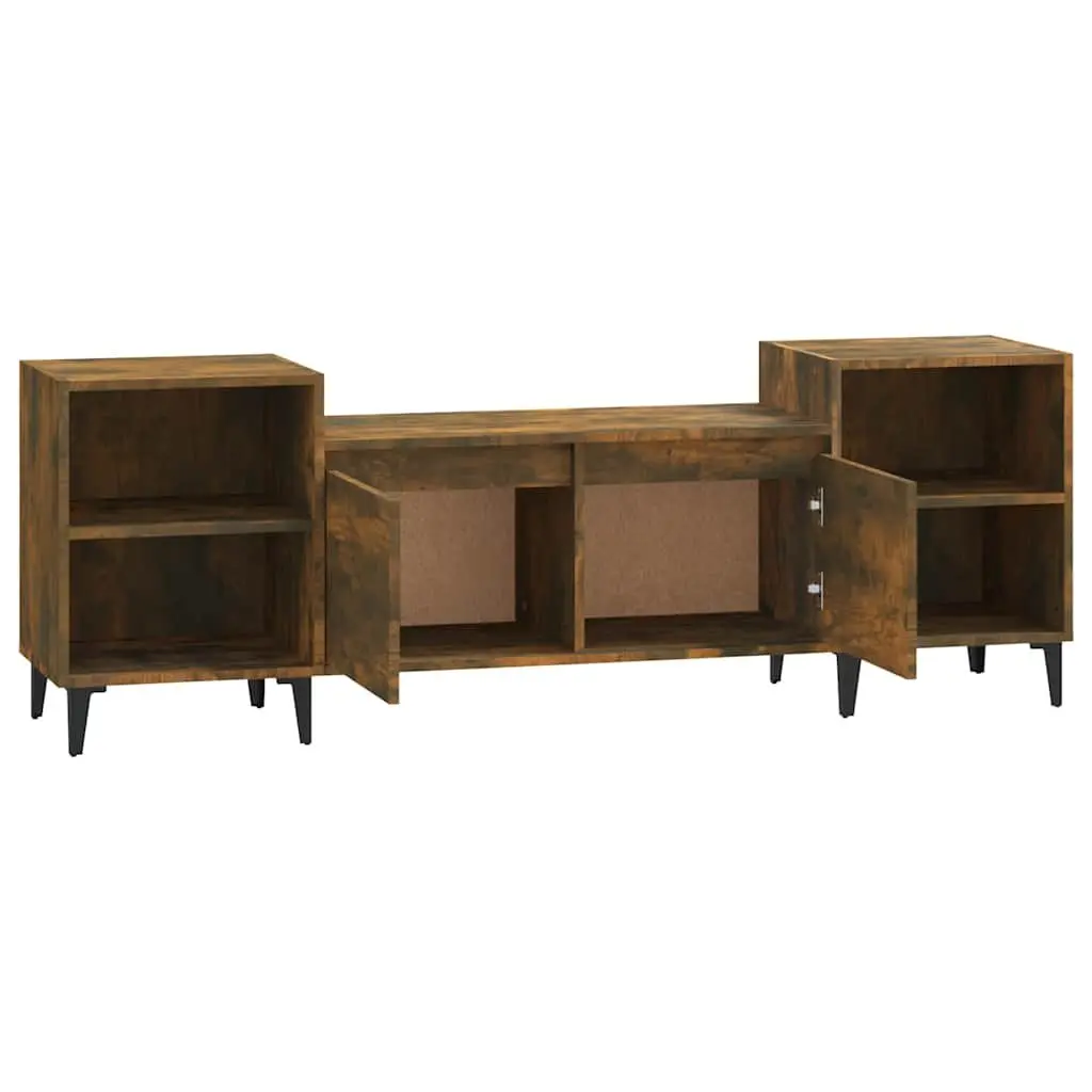 TV Cabinet Media Unit Engineered Wood Brown 160x35x55cm