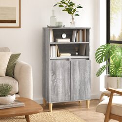 Welcome the Grey Sonoma Highboard into Your Home