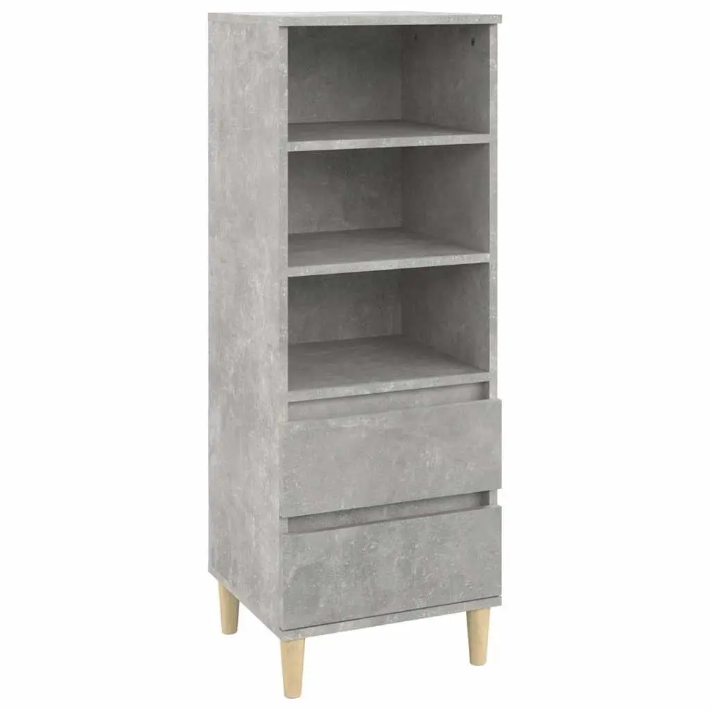 Grey Highboard for Home Organization