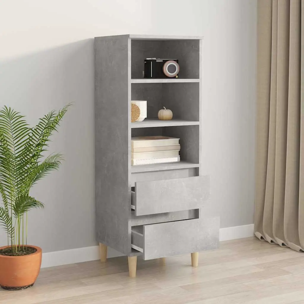 Grey Highboard for Home Organization