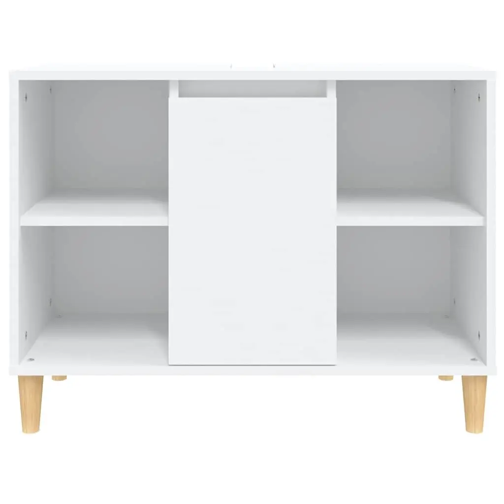 Bathroom Sink Cabinet White Engineered Wood 80x33x60 cm Vanity Unit Storage