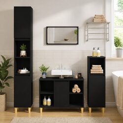 Your Black Bathroom Sink Cabinet for Organized Storage
