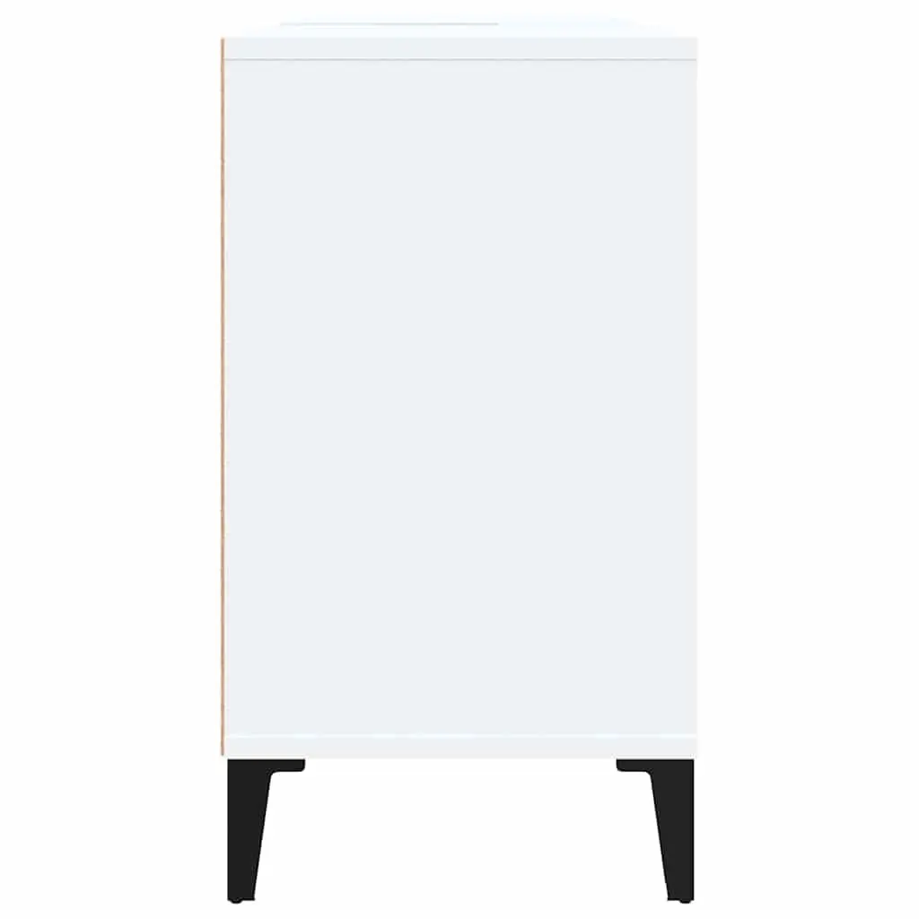 Bathroom Sink Cabinet White 80x33x60cm Vanity Unit Storage Engineered Wood