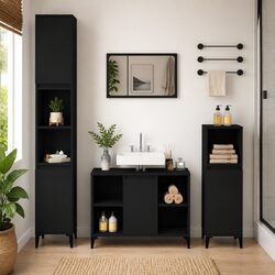 Your Friendly Black Bathroom Sink Cabinet Solution
