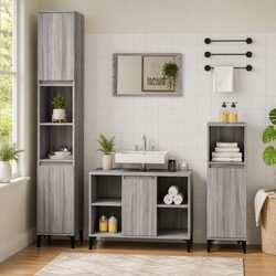 Your New Grey Sonoma Bathroom Sink Cabinet Awaits