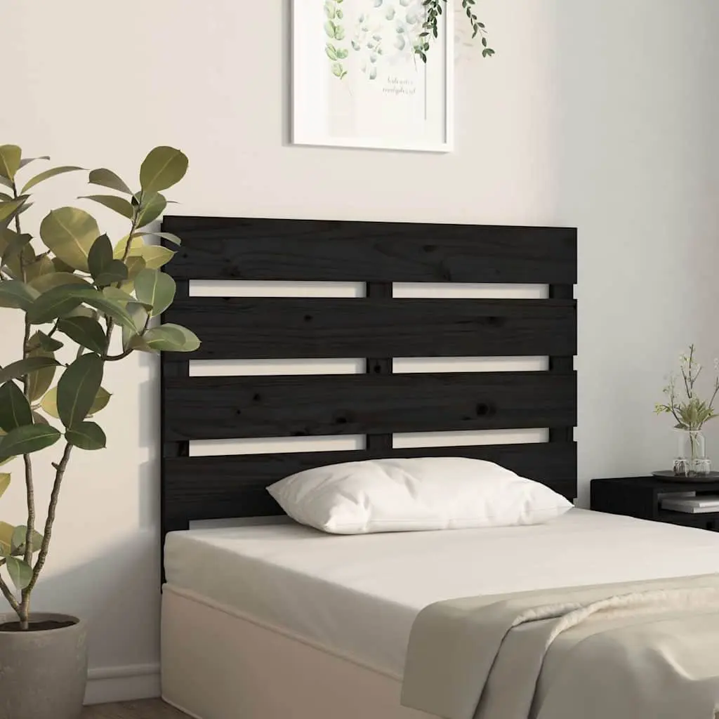 100cm Black Pine Headboard