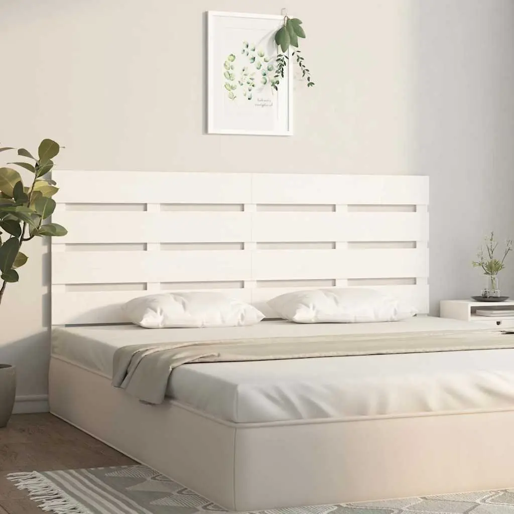 White 150cm Slatted Wooden Headboard