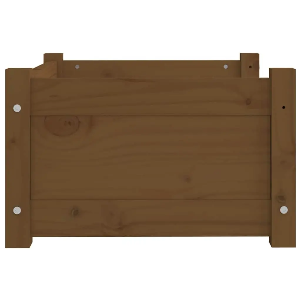 Dog Bed Wooden Rectangular Pet Sleep Nest Brown Furniture for Dogs Puppies