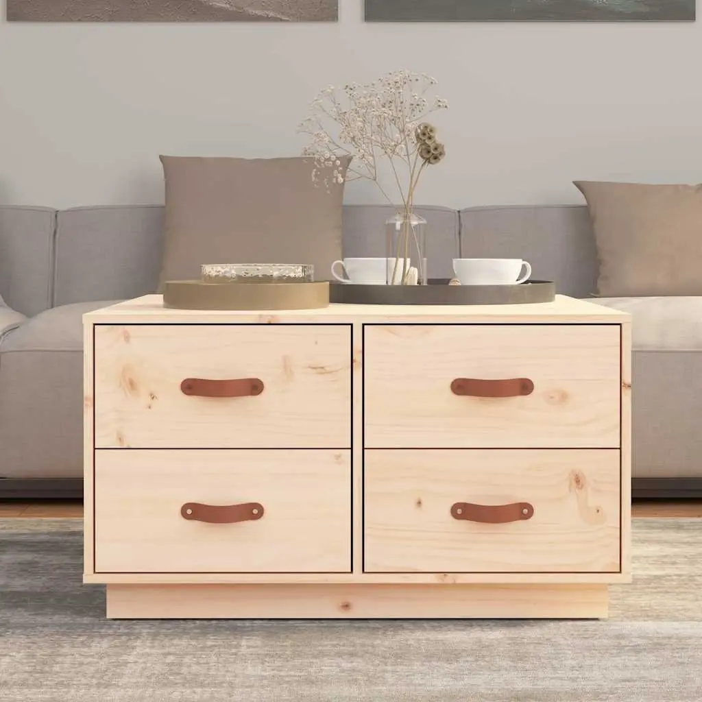 Coffee Table with 4 Storage Drawers