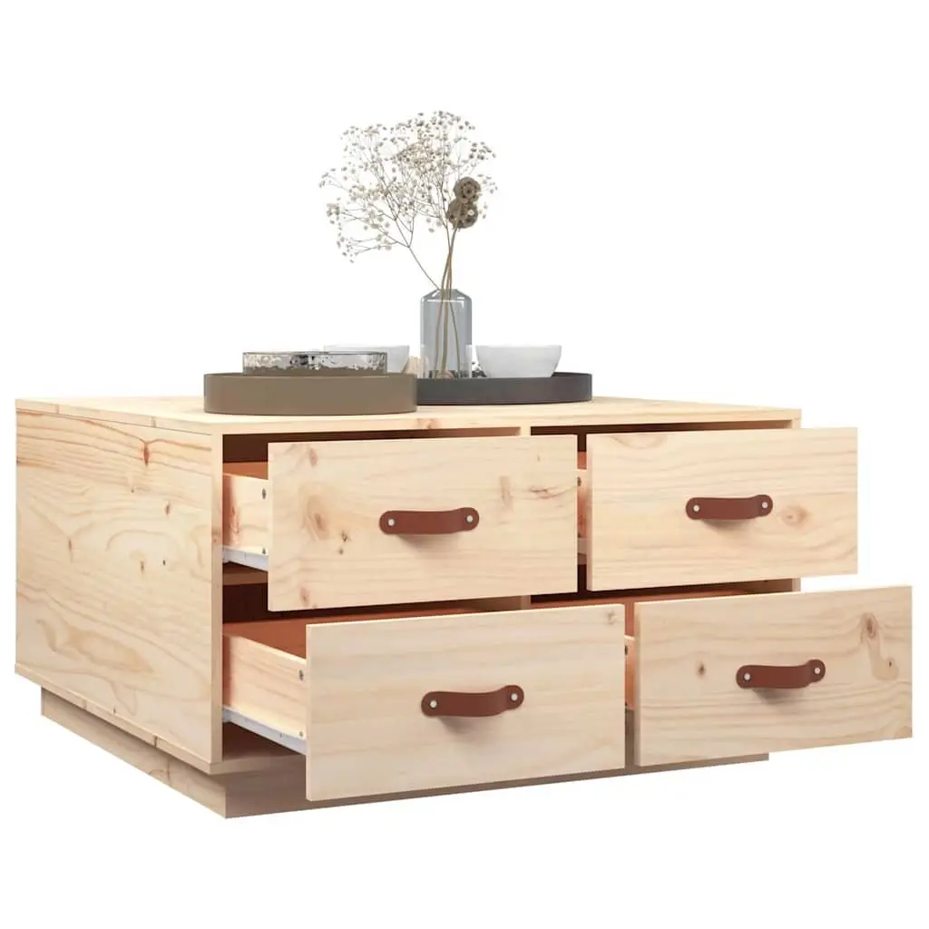 Coffee Table with 4 Storage Drawers