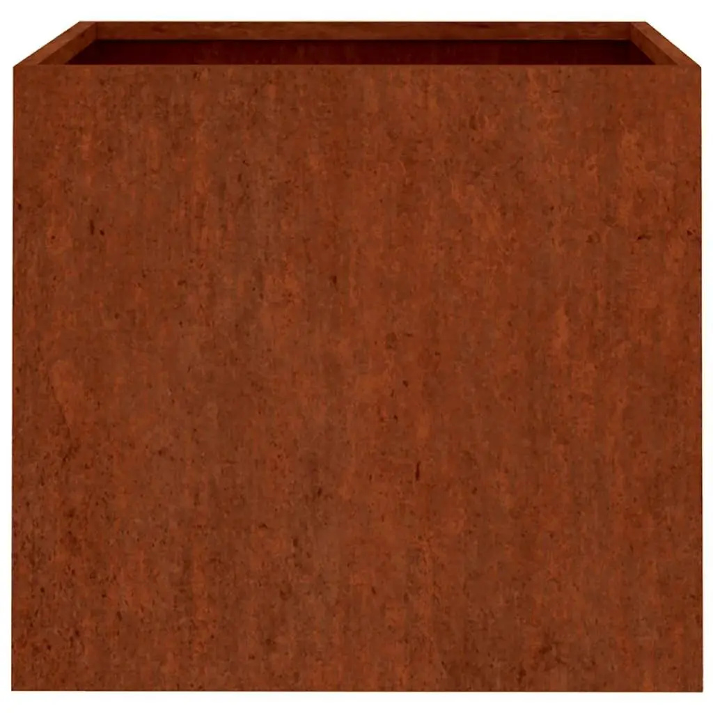 Planters Weathering Steel Outdoor Flower Pots 32 x 30 x 29 cm 2 pcs