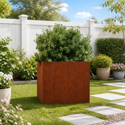 Corten Steel Planter Box for Your Outdoor Garden