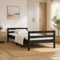 Your New Black Pine Bed Frame Awaits You