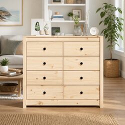 Your Ideal Side Cabinet 100x40x90 cm in Solid Pine Wood
