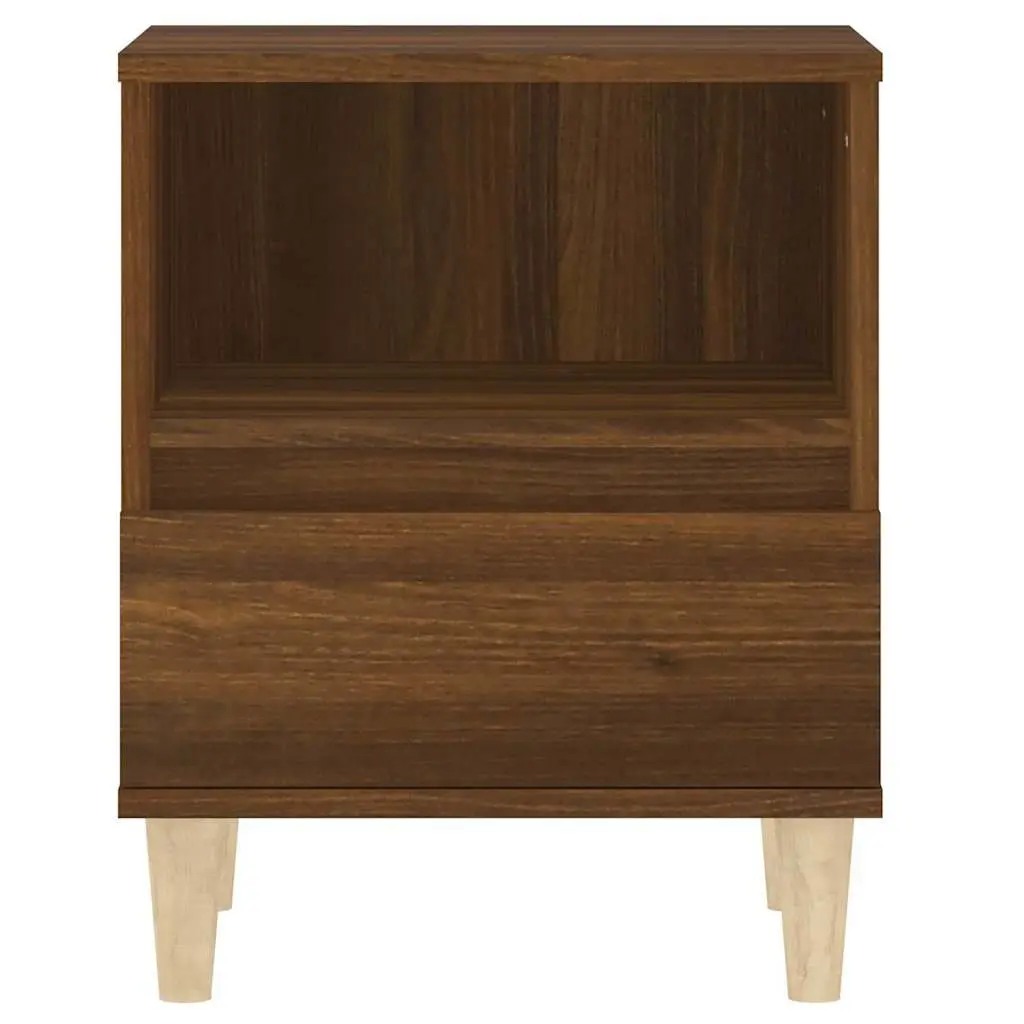 Bedside Cabinet in Brown Oak