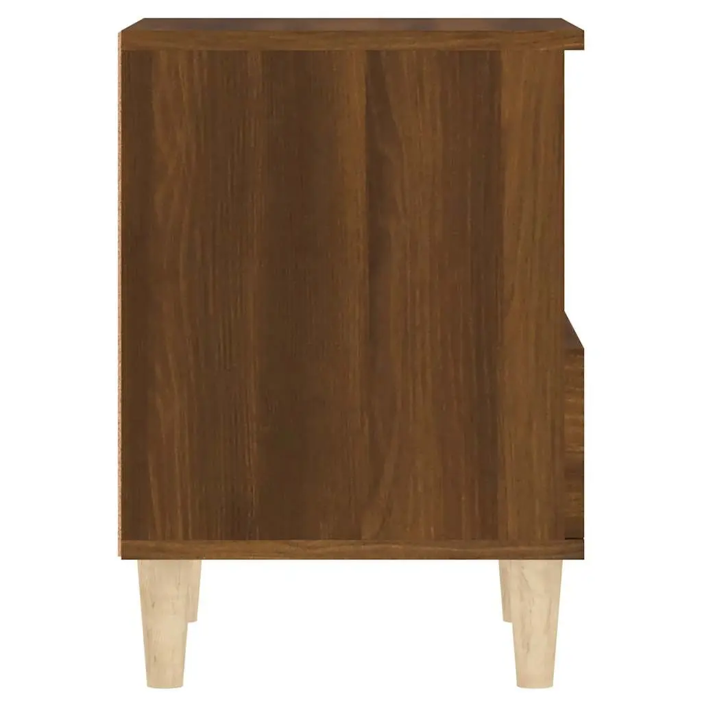 Bedside Cabinet in Brown Oak