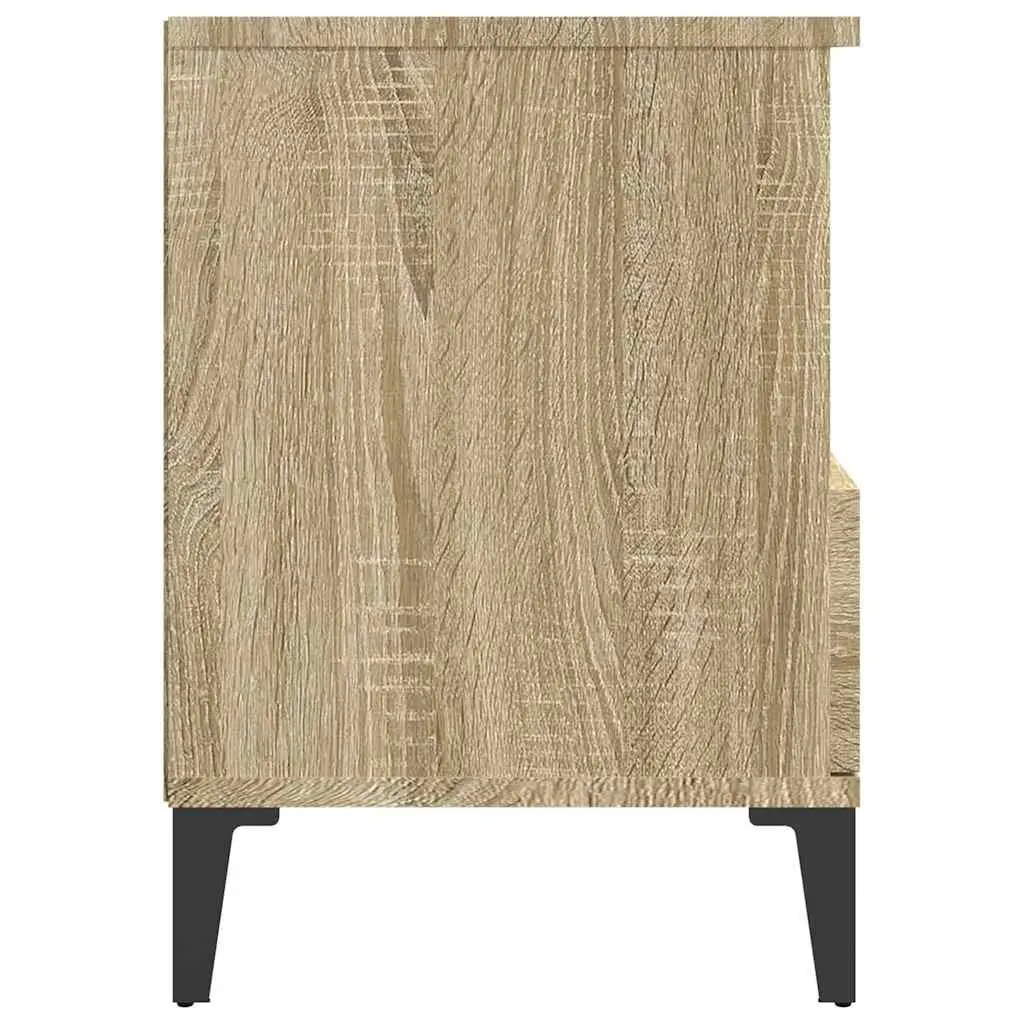 Bedside Cabinets Brown Storage Cabinet 2 Piece 40 x 35 x 50 cm