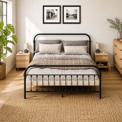 Bedside Storage Cabinets Brown 40x35x50cm Set of 2 Bedroom Nightstands Side