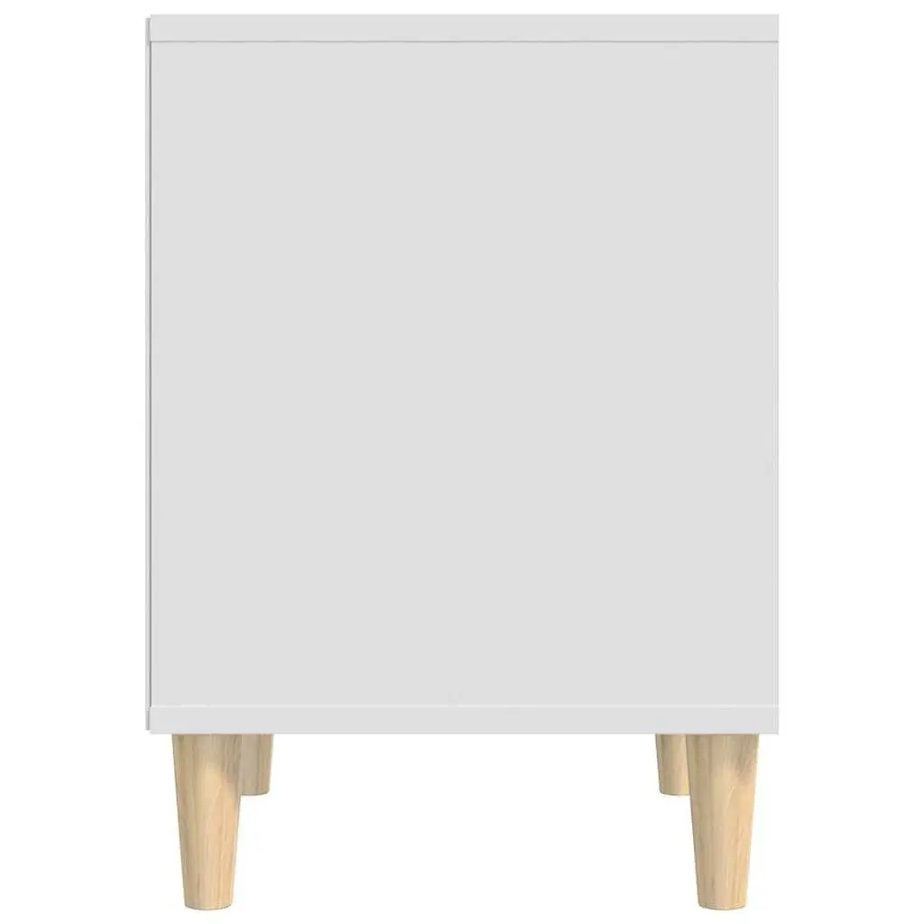 Bedside Cabinets 2 pcs White 40x35x50 cm Engineered Wood Storage Tables