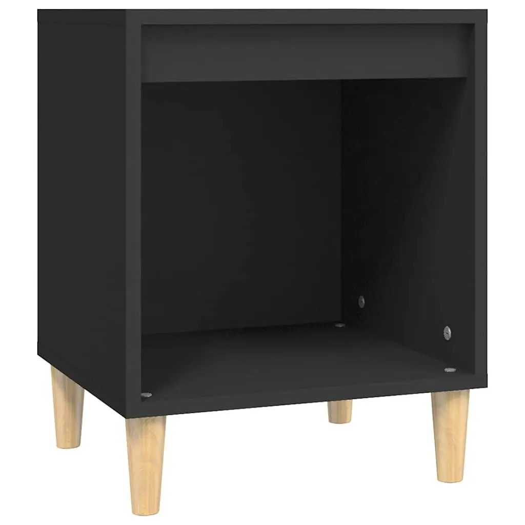 Black Bedside Cabinet