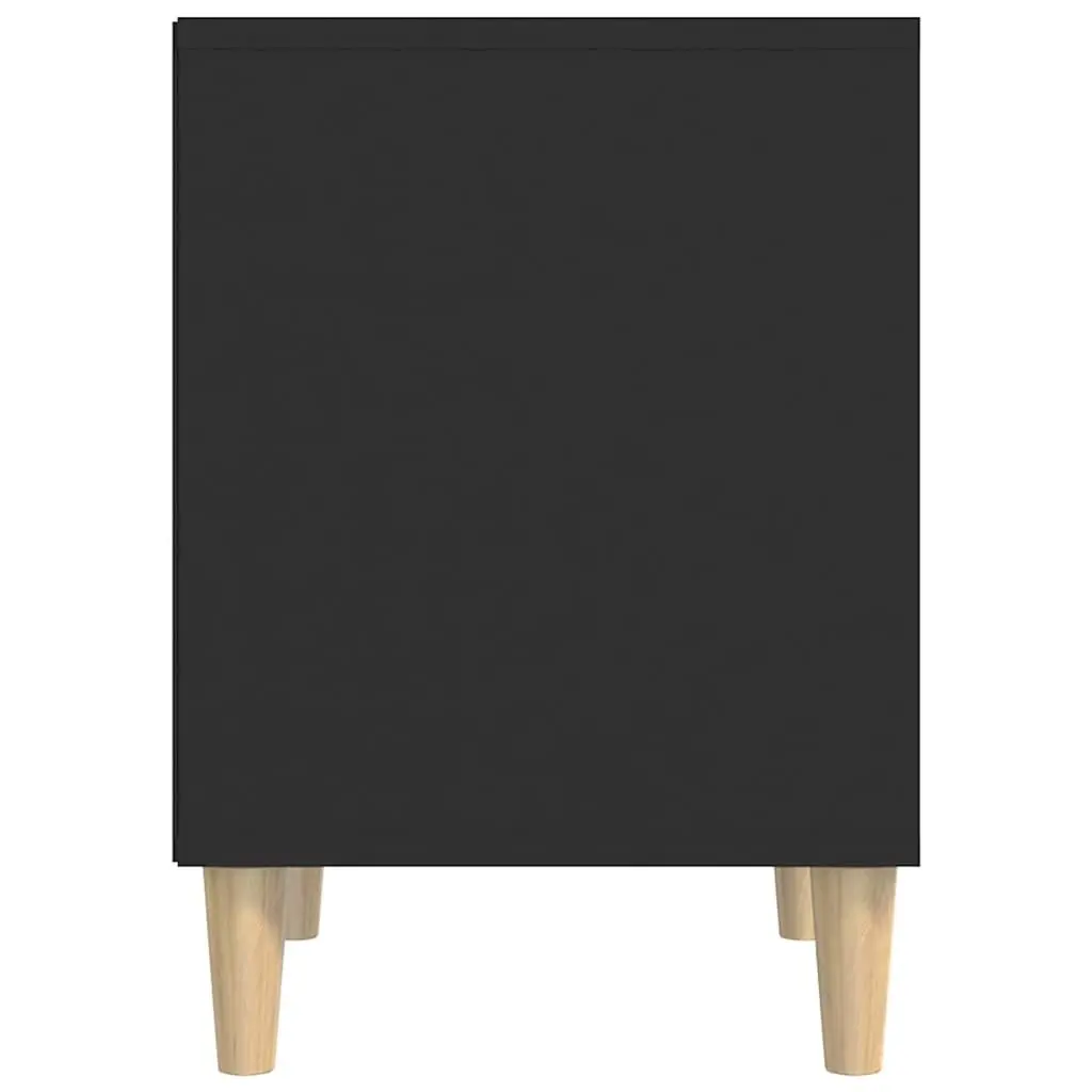 Black Bedside Cabinet