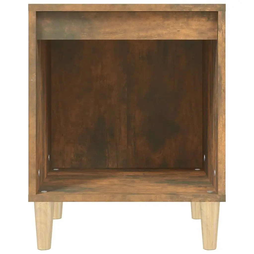 Bedside Cabinet Brown Wood Engineered 40x35x50cm