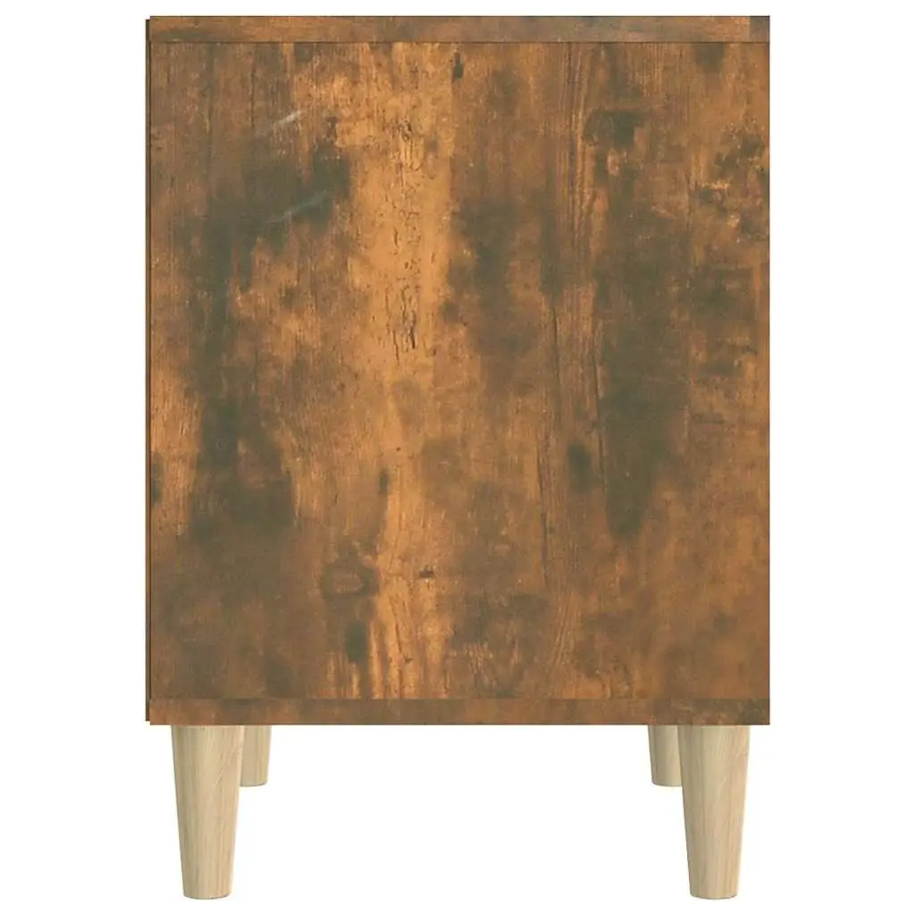 Bedside Cabinet Brown Wood Engineered 40x35x50cm