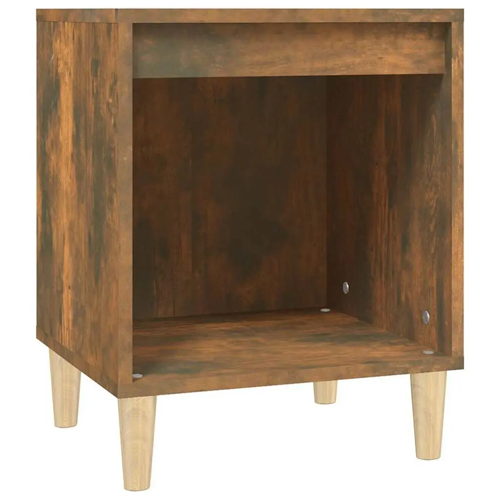 Bedside Cabinets 2 pcs Brown Engineered Wood Storage Nightstands 40x35x50 cm