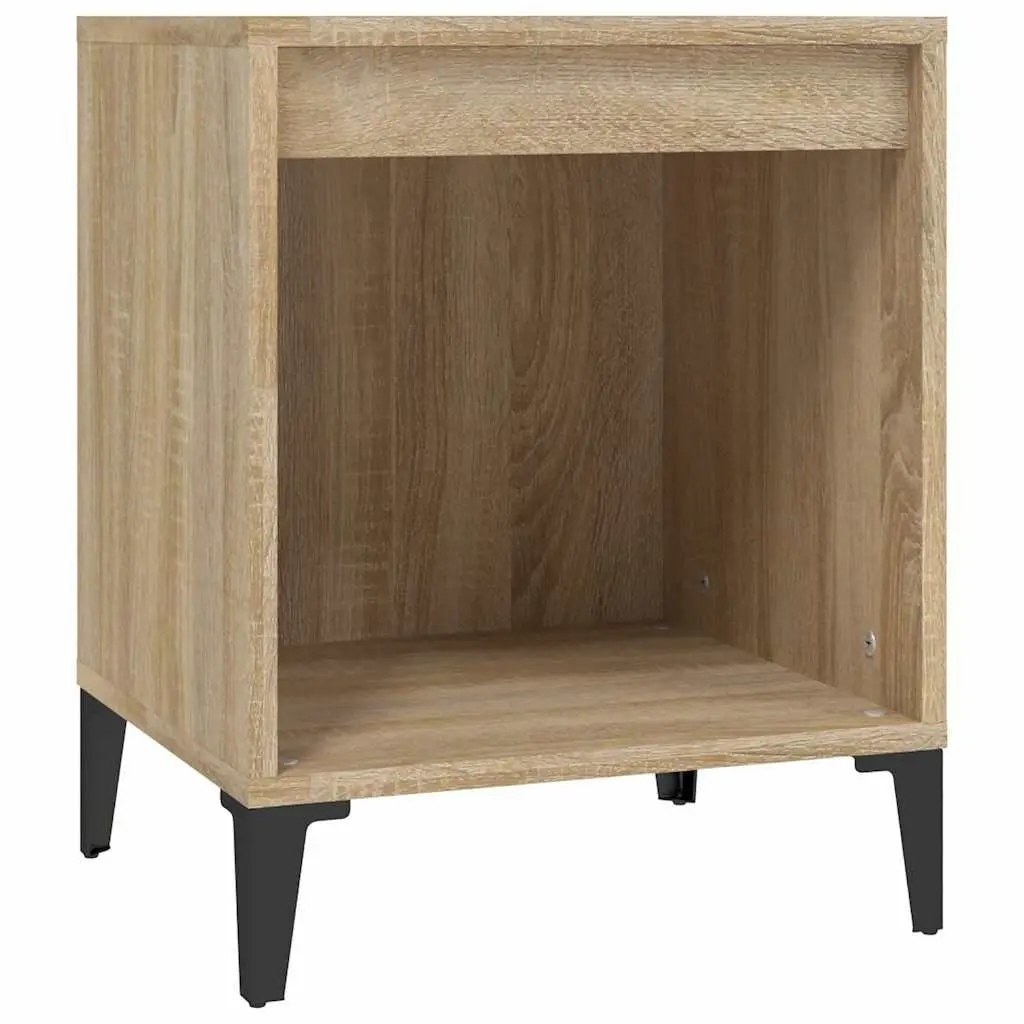 Brown Wooden Bedside Cabinet