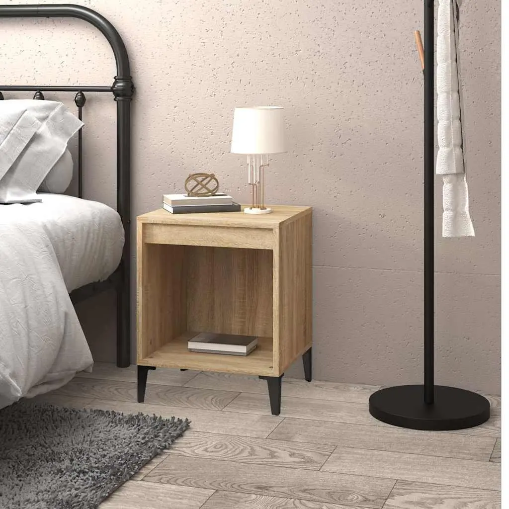 Brown Wooden Bedside Cabinet